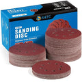 S SATC 5 Inch Sanding Discs Hook and Loop 150 PCS Sandpaper Discs Premium Aluminum Oxide 120 Grit for Random Orbital Sander