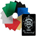 Metal Engraving Blanks for Etching w/Silhouette Cameo 4 Pro Plus, Brother Scan and Cut, Maker, Explore Air 2 or Laser Engraving Blanks - Anodized Aluminum Sheet Metal & Plates for Crafting- 18 Pack