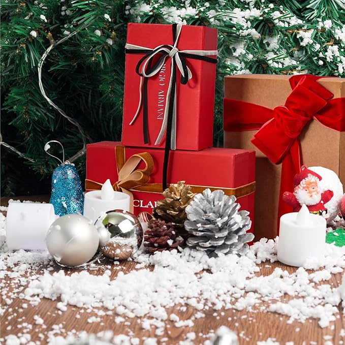3/8" X 20 Yards Navy Blue Velvet Ribbon for Christmas Tree Wreath Decoration Handmade Crafts Ornaments Gift Wrapping & Bow Making