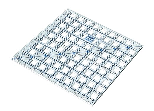 Square Quilting Ruler Set | 3 Square Quilting Rulers | 12.5x12.5, 9.5x9.5, 6.5x6.5 TrueCut Quilting Rulers and Notions