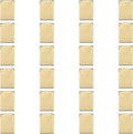 ImpressArt - Premium Metal Stamping Rectangle Blanks for Metal Stamping and Jewelry Making (24 Pack) (7/16" x 3/4" Rectangle w/ 2 Holes, Brass)