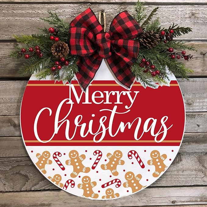 Christmas Stencils for Door Mats 12” Christmas Stencils for Crafts Reusable Christmas Stencil Holiday Drawing Templates for Painting on Wood Doormat Fabrics Decor