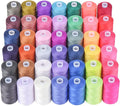 Simthread All Purpose Sewing Thread, 42 Spool Assorted 1000 Yards Polyester Threads for Sewing, Handy Polyester Sewing Threads for Sewing Machine - 42 Colors
