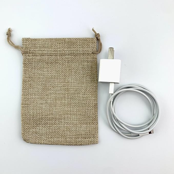 Palmhomee Pack of 25 Burlap Gift Bags with Drawstring Linen Jewelry Pouches Wedding Hessian Jute Bags for Birthday and Treat Pouches Party Wedding Favors Gift (4x5.6 Inch, Peacock Blue)