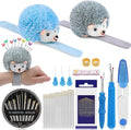 UzecPk Wrist Pin Cushion Kit, Sewing Products Including 2 Wrist Pin Cushion, 50Pcs Sewing Needles, Seam Ripper, Thimble, Scissors, and Soft Tape Measure for Sewing and Quilting DIY Projects