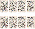 8 Pcs 15'' x 10.5' Extra Large Puzzle Sorting Trays Stackable Puzzle Trays for Sorting Piece Sorter Jigsaw Storage Accessory for 2000/3000/5000/6000 Pieces(Beige)