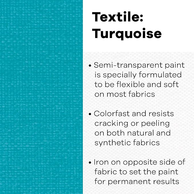 Textile Color Paint Turquoise