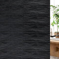 Haton Blackout Window Film, Black Out Sun Blocking Window Cover, Static Cling Frosted Privacy for Glass, Heat Control Darkening Room Coverings Shades Tint for Home Day Sleep, 35.4" x 157.4"