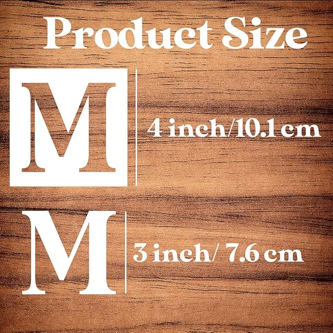 Letter Stencils for Painting On Wood,4 inch Alphabet Stencils Letter Number Stencil Templates for Wall Signs Door Fabric