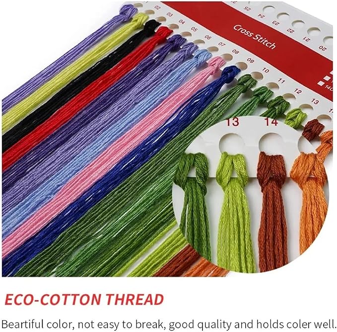 Dooxvey Cross Stitch Kits for Adults Beginners,Full Range of Cross-Stitch Stamped Kits Needlepoint Kit for Beginners Embroidery Kits 11CT Crossstitch Patterns-Magic Starry Sky Tree 16x20 inch