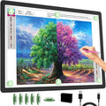 Phylosal Rechargeable A2 Light Pad for Diamond Painting 25.2''x18.4'', Magnetic Tracing Light Box for Drawing, Diamond Art Light Board with Side Button, Wireless LED Light Table for Sketching, Design