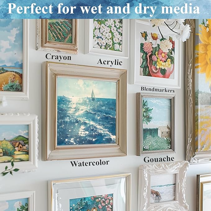 9"x12" Watercolor Sketchbook, 32 Sheets Watercolor Notebook, 140 lb / 300 GSM Watercolor Paper Sketchbook, Pack of 1, Cold Press, Watercolor Paper Pad, Water Color Paper for Artists & Professionals.
