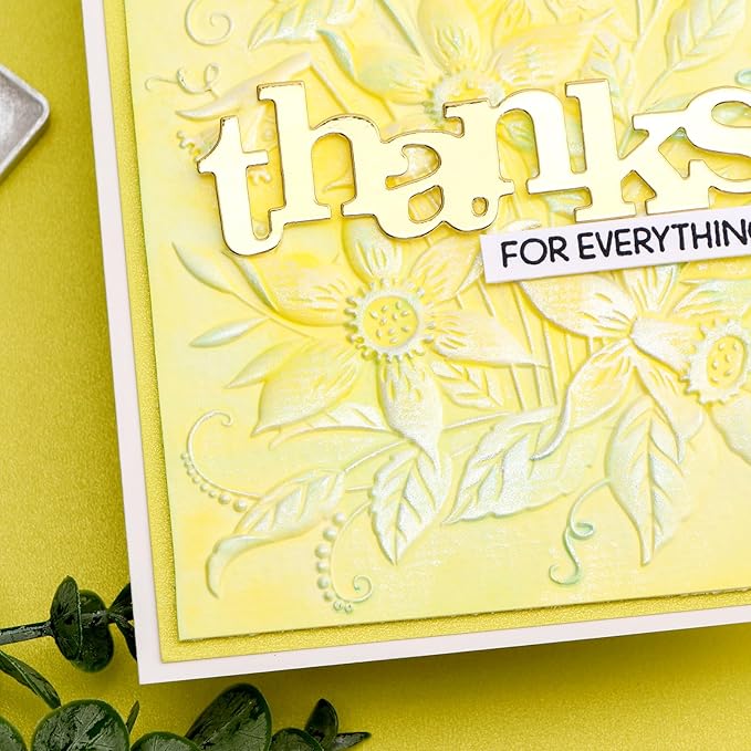 BAOFALI 3D Embossing Folders Daffodil Clear Textured for Card Making,Embossing Template Paper Card Embossing Stencil for DIY Scrapbooking Photo Album Card Paper Craft Decoration 6.3" L x 4.5" W