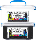 Pixiss Foam Clay (1500g, Black + White)