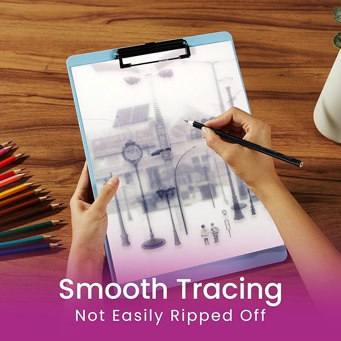 Tracing Paper 9 x 12 Inch - 75 Sheets 41lb/63gsm Transparent Vellum Paper for Sketching, Preliminary Drawing, Drafting & Overlays - Premium Translucent Tracing Paper for Pencil, Marker and Ink