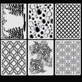 6Pcs Flower Leaf Embossing Folders DIY Craft Paper Card Embossing Template Stencil Paper Card Decorating Mold Plastic Embossing Machine Template for Card Making Scrapbooking Photo Album Decoration