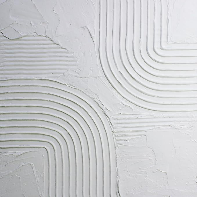I.KONST Modeling Paste for Creating reliefs and impastos, for Creating Backgrounds. It is Applied with a Knife, and can be Mixed with Acrylic Color. Texture for Canvas, Wood or Paints, 480g, White
