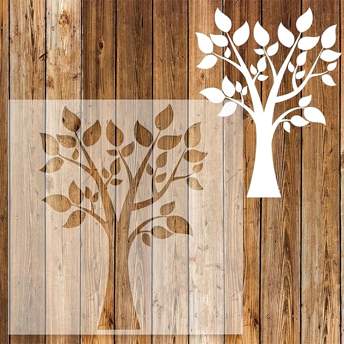 EGOSKY 15 Pack 6 Mil Mylar Sheets, 12 x 12inch Clear Blank PET Blank Stencil Material, Make Your Own Stencil Compatible Vinyl Cutting Maching
