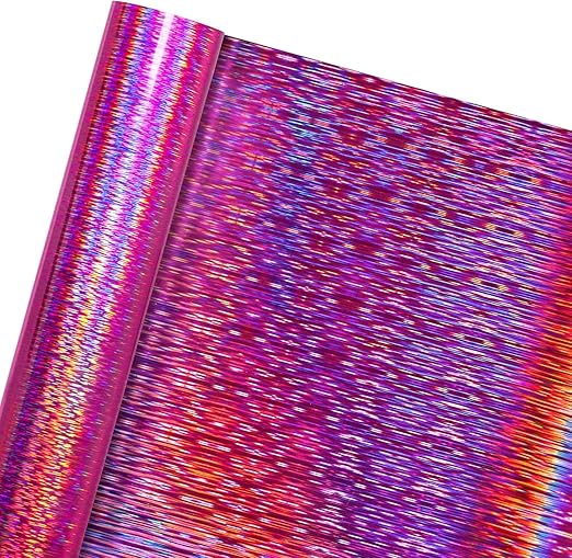 VViViD Mosaic+ Crafting Vinyl (Brushed Holographic, 7 Bundle 12" x 13" + Transfer Paper)
