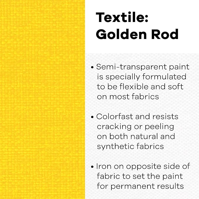 Jacquard Goldenrod Textile Color Paint