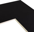 Craig Frames B221 Pre-Cut Mat Board for 16x24 Print, 20x27, Smooth Black
