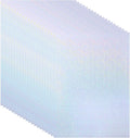 PATIKIL 11.7x8.3" Holographic Sticker Paper, 20Sheets A4 Polypropylene Self-Adhesive Transparent Waterproof Laminate Overlay Film for Photo Cards Scrapbook Decorations, Little Circle