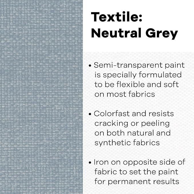 Textile Color Paint NEUT Grey