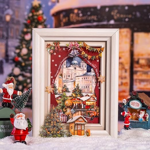 Washi Tape Set,3 Rolls Christmas Stickers for Scrapbook Supplies,Large Size Landscape Washi Tape Stickers for Journaling,Junk Journal,Phone Case,Planner,DIY Craft(Paris)