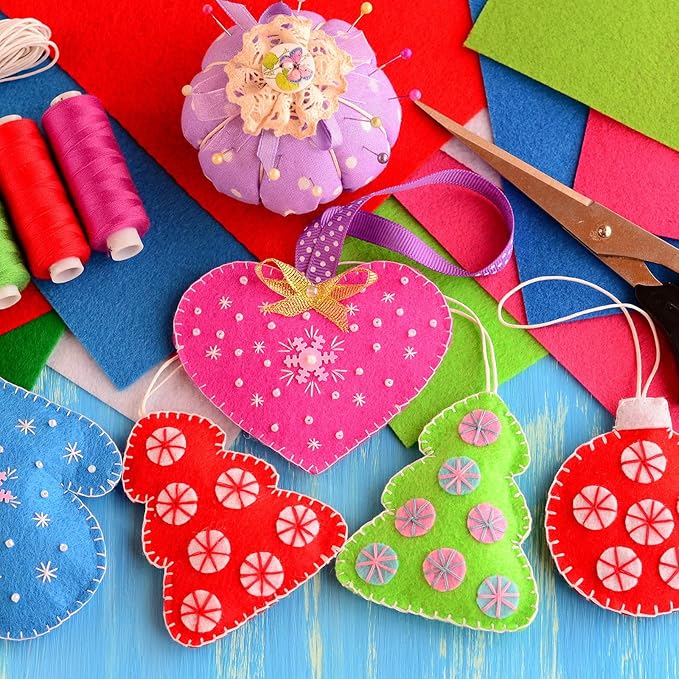 Whaline 18Pcs Felt Fabric Sheets Soft Thick Assorted Brown Craft Felt Pack for Autumn Thanksgiving Harvest DIY Craft Sewing Patchwork Art Projects, 3 Colors, 7.9 x 11.8 Inch
