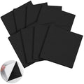 ToLanbbt 8 PCS Adhesive Foam Padding Sheets Closed Cell Neoprene Foam Sheet 1/4" Thick, 6" x 6" Self Stick Insulation Anti Vibration Pads Anti-Slip for Furniture, Cars, Speakers, DIY