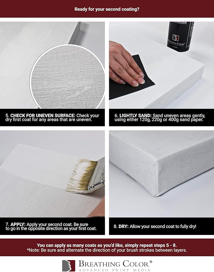White Gesso Canvas Primer 32 oz Give Your Art The Ultimate Base Prime! Keep Paint from Absorbing! Whether Acrylics, Oils, Watercolors or Pastels, Make Every Painting Look its Absolute Best