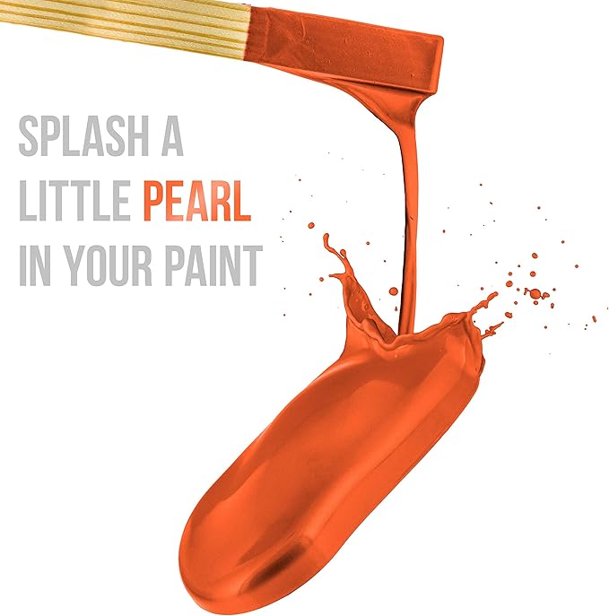 U.S. Art Supply Jewelescent Mica Pearl Pigment Powder, Saffron Orage 3.5 oz (100g) Pouch - Cosmetic Grade, Epoxy Resin Color Pigment, Mica Powder for Resin, Soap, Slime, Candle Dye, Art, Crafts