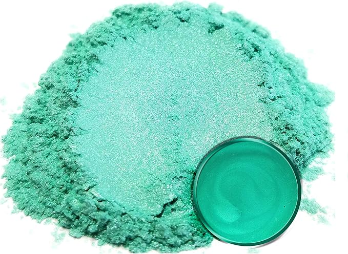 Eye Candy Pigments Premium Green Mica Powder - Chartreuse (50gr) - for Epoxy, Resin, Soap, Paint, Woodworking, Acrylic Pouring, Bath Bombs, Fishing Lures - DIY Arts and Crafts Additive