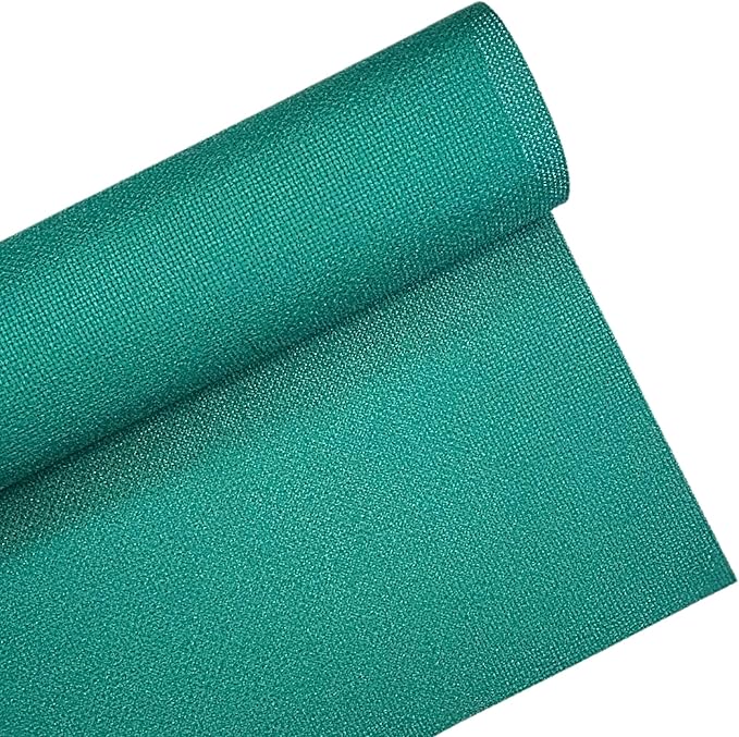 2 Sheets of Green 14 Count Aida Cloth – 21 x 21 Inch Pre-Cut Fabric Squares – Cross Stitch Fabric – 100% Cotton – Ideal for Needlework & Embroidery – The Knotty Unicorn