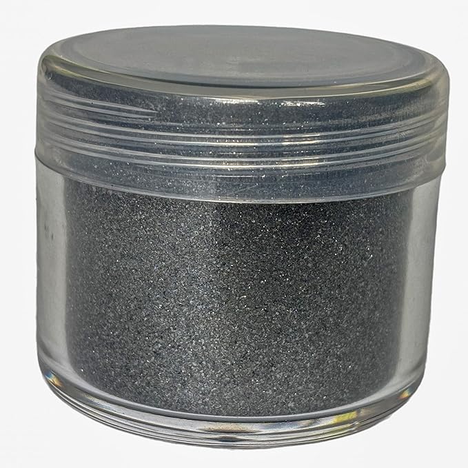 Premium Diamond Mica Powder Pigment- for Epoxy, Resin, Soap, Paint, Woodworking, Acrylic Pouring, Bath Bombs, Fishing Lures - DIY Arts and Crafts Additive (Smoky Silver Gray)