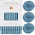 Dark Blue Wax Seal Sticks, ONWINPOR 20pcs Glue Gun Wax Sealing Sticks for Waxseal Stamp, Mini Sealingwaxsticks Suit for 0.28''Glue Gun (Dark Blue)