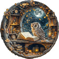 Wooden Puzzles for Adults, Moonlit Owl Puzzles, Wood Adult Puzzle, Birthday Gifts for Puzzle Lover (L-13.4 * 13.4 in 270pcs)