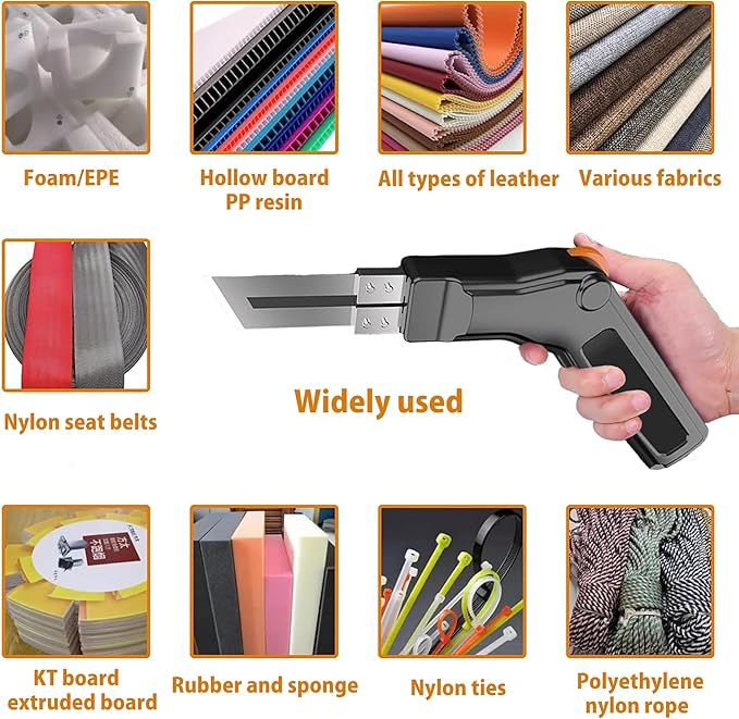 Foam Cutter Electric Hot Knife, 300W Styrofoam Cutting Tool, 4-in-1 Kit for Cutting Foam Board Insulation, EPP, EPS, XPS, EVA, EPE, PU, KT Board, Sponge, Nylon