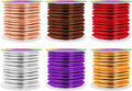 Mandala Crafts 8 Gauge Anodized Aluminum Craft Wire for Jewelry Making - 120 FT Colored Flexible Silver Copper Purple Gold Brown Red Wire - Bendable for Bonsai Armature Crafting Sculpting
