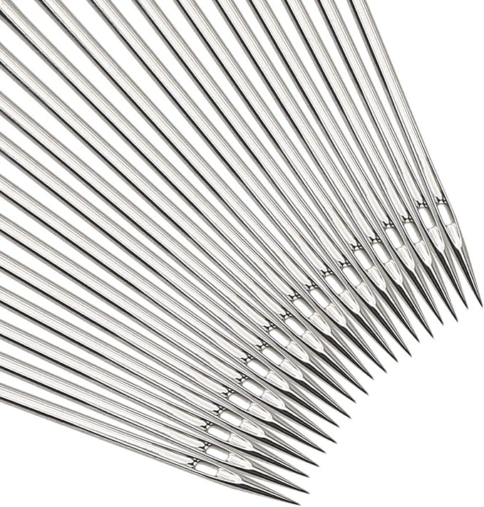 30 Pack Sewing Machine Needles Size 75/11 130/705H HAx1 Embroidery Sewing Needles for Brother Sewing Machine (3 Pack of 10 Needles)