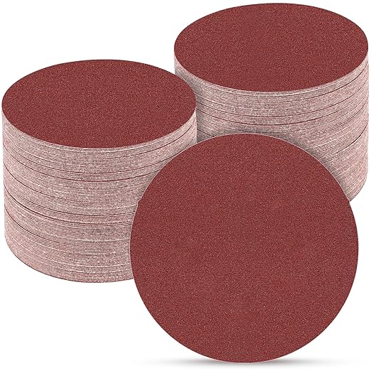 5 Inch 100 PCS Sanding Disc 120 Grit,Hook and Loop Sanding Discs for Random Orbital Sander