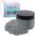 Ceya Mica Powder, 5.3oz/ 150g Grey Pearlescent Effect Colorant Pigment Powder for Epoxy Resin, Tumblers, Slime Bath Bomb, Soap Dye, Slime, Candle Making, Resin Crafting, Paint, Jewelry, Nail Polish