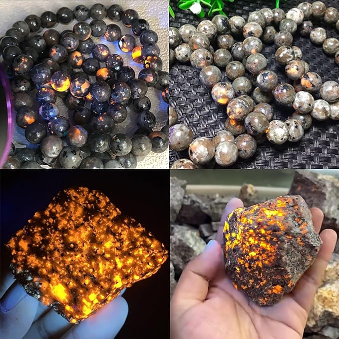 29pcs 12mm Natural Flame Yooperlite Stone Beads Round Healing Energy Power Stone Beads for Jewelry Making DIY Bracelet Necklace Earrings 15" (Flame Stone, 12mm)