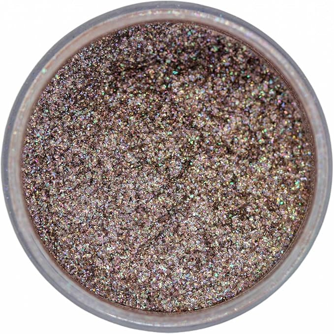 Premium Diamond Mica Powder Pigment- for Epoxy, Resin, Soap, Paint, Woodworking, Acrylic Pouring, Bath Bombs, Fishing Lures - DIY Arts and Crafts Additive (Diamond Iridescent Brown)
