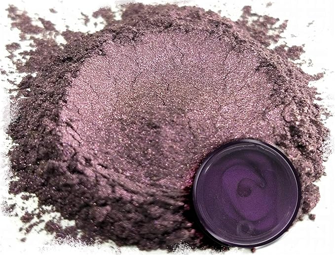 Eye Candy Pigments Premium Purple Mica Powder - Violence Violet (50gr) - for Epoxy, Resin, Soap, Paint, Woodworking, Acrylic Pouring, Bath Bombs, Fishing Lures - DIY Arts and Crafts Additive