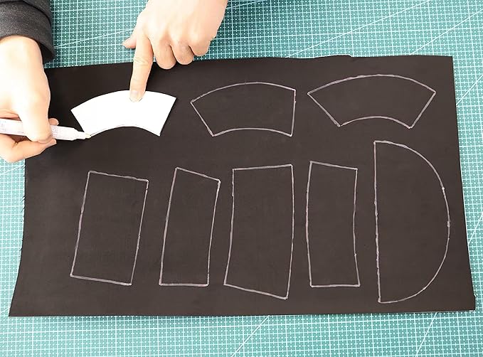 EVA Foam 2mm-10mm 13.7"×39" Craft Foam Sheet 74 kg/m³ Cosplay Foam for Craft Model Cosplay 4mm