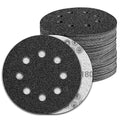 100 Pcs 5 inch Wet Dry Sanding Discs Grit 180 Hook and Loop 8 Hole Silicon Carbide Orbital Sander Sandpaper