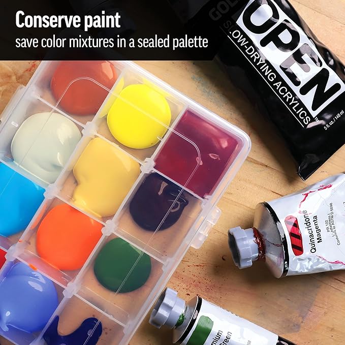 OPEN Slow-Drying Acrylics by GOLDEN, Dioxazine Purple, 5 fl oz. tube, Professional Acrylic Paint, Semi-Transparent