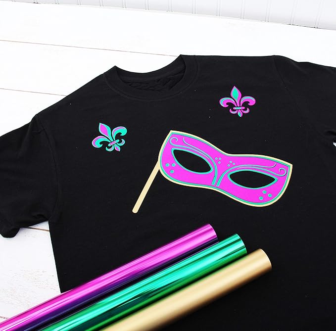 Threadart Metallic White Heat Transfer Vinyl Film | Custom Cut Roll 20" Wide by The Yard | Compatible with Venture Explore and Maker, Silhouette Cameo, & Large Format Cutters