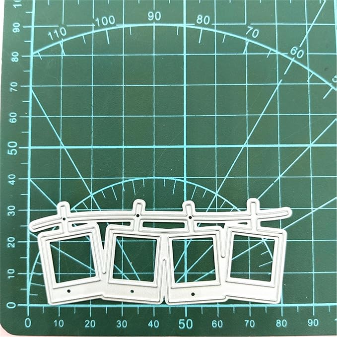 Cutting Dies Metal Stencils Scrapbooking Tools DIY Embossing Template for Paper Card Making Album Arts Crafts Supplies (Photos-8.4x3.3cm)